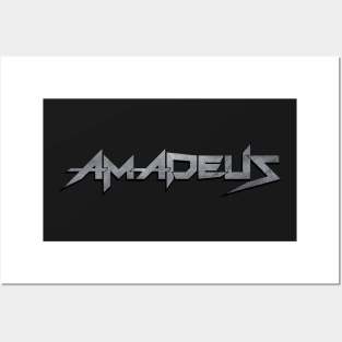 Wolfgang Amadeus Mozart logo Posters and Art